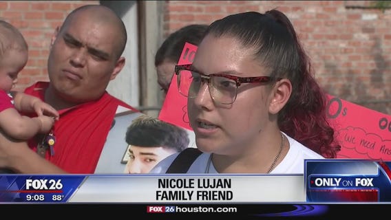 Mourners protests shooting death of teen