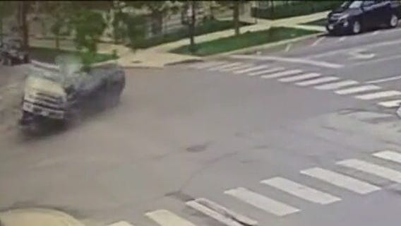 Mom and three children injured when stolen car crashes into them in Chicago's West Garfield Park