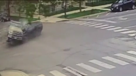 Mom and three children injured when stolen car crashes into them in Chicago's West Garfield Park