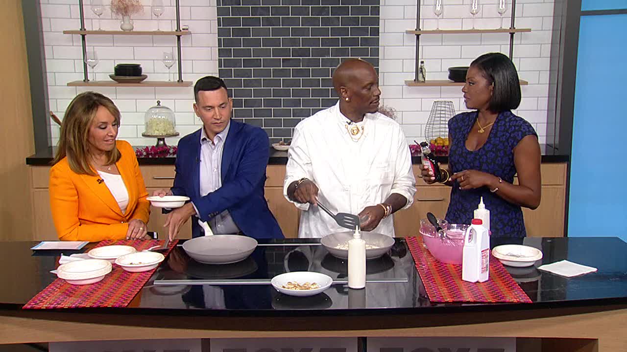 Tensions rise with Tyrese in kitchen on set