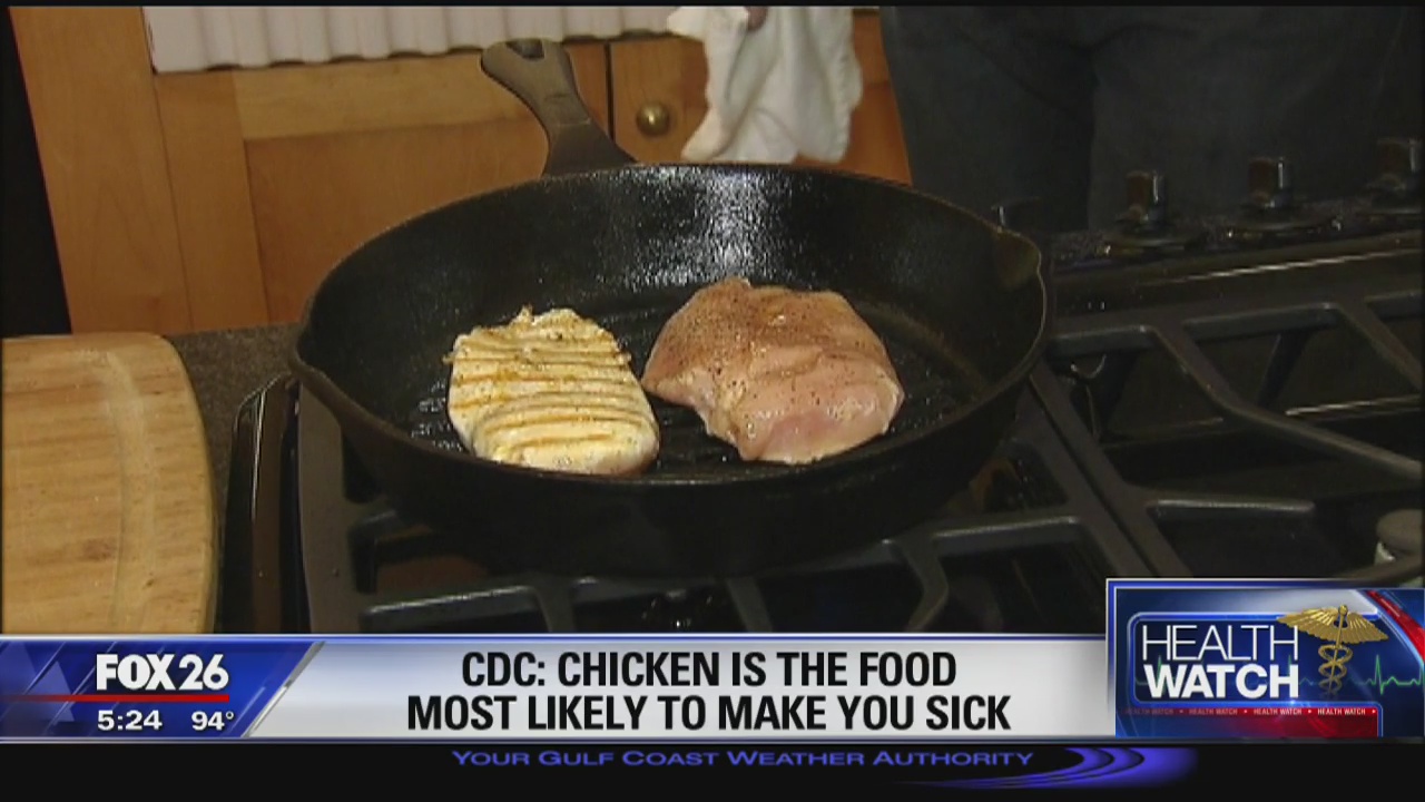 CDC: Chicken is the food most likely to make you sick