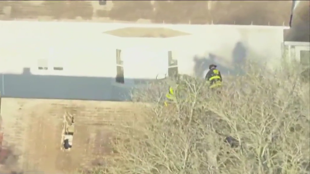 House fire rages in Roseland