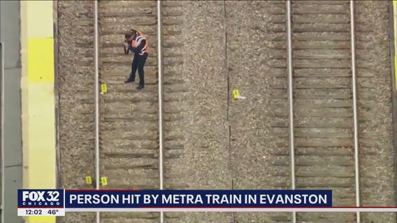 Pedestrian killed by Metra train in Evanston