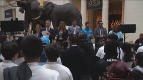 Hundreds of CPS students link up with NASCAR employees for STEAM Fest