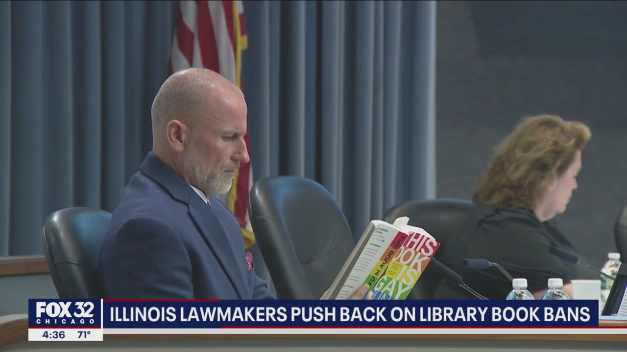 Illinois lawmakers push back on library book bans