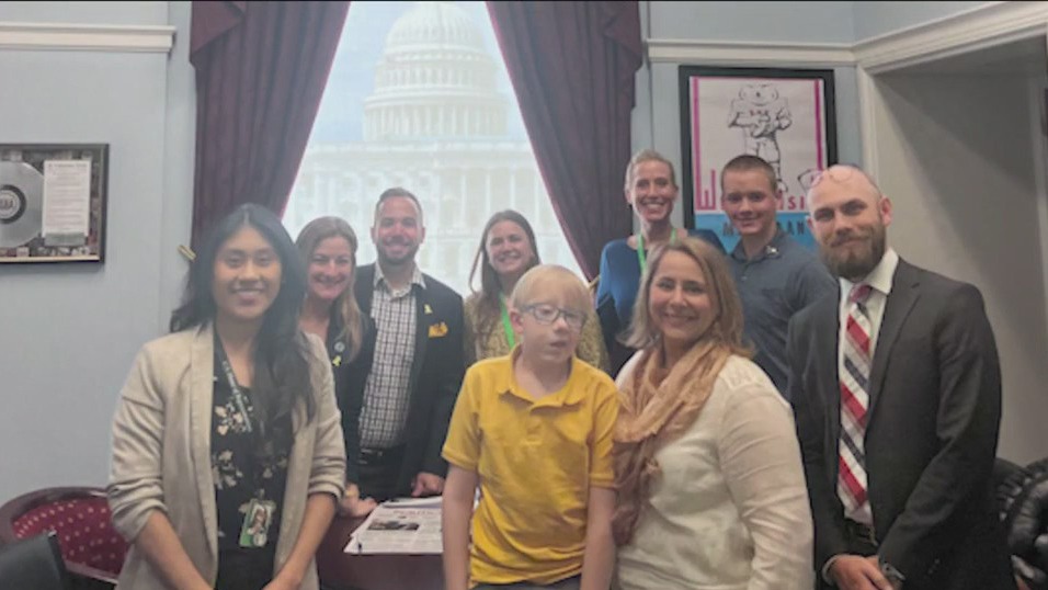 12-year-old cancer survivor advocates for childhood cancer research in D.C.