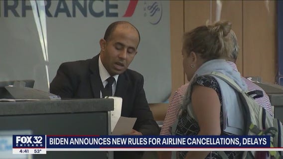 New rules announced for airline cancelations, delays
