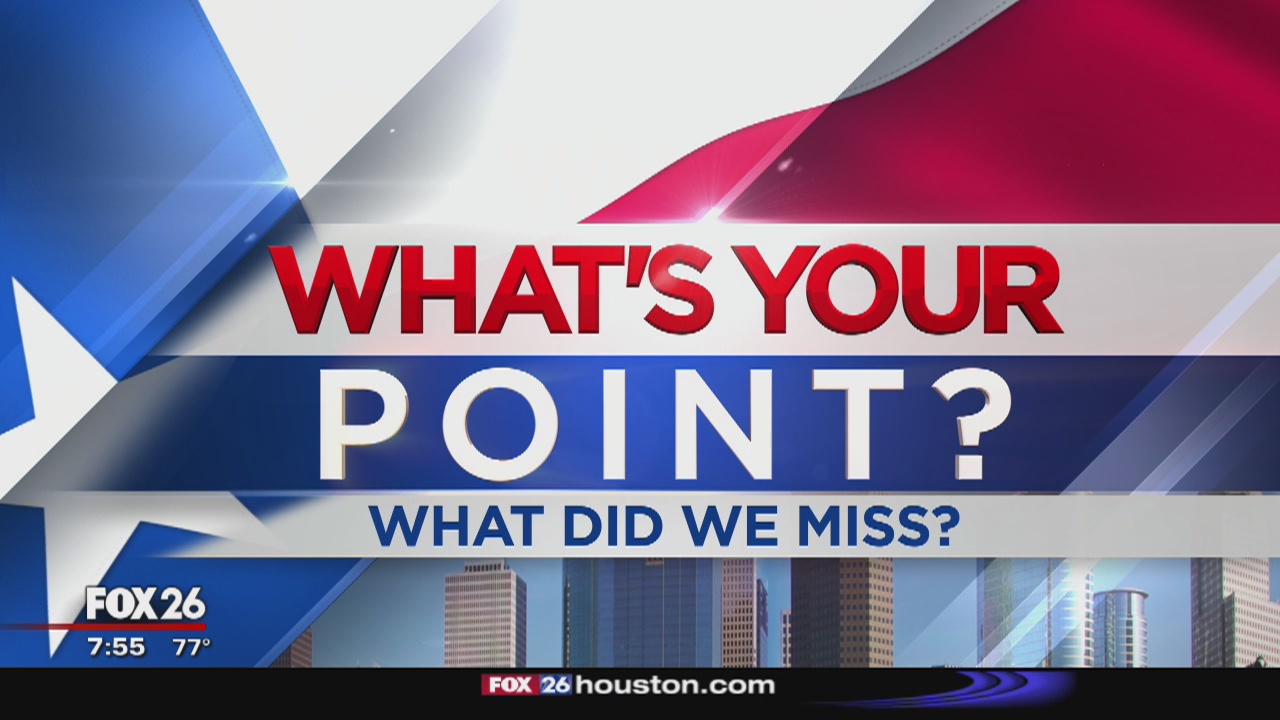 What's Your Point? What did we Miss August 26, 2018