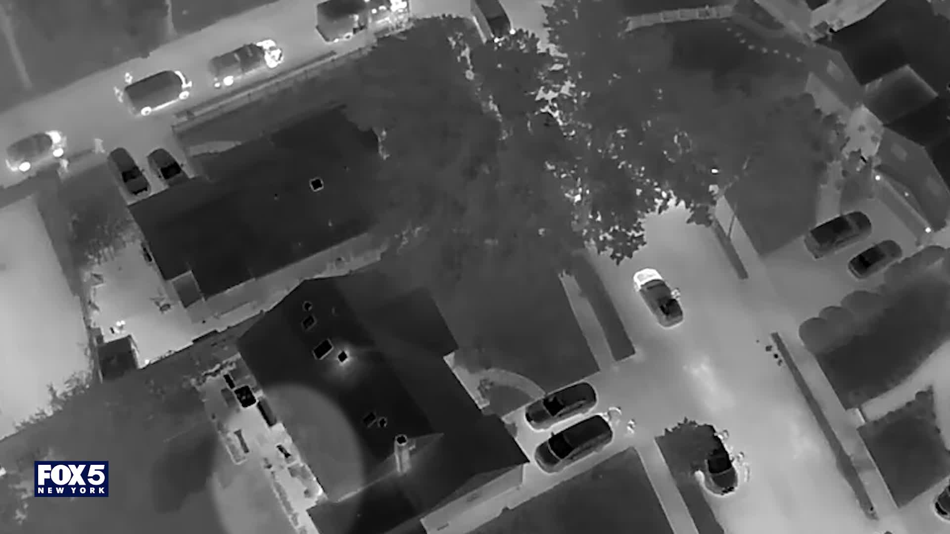 NYPD use drones to bust overnight Queens home invasion | WATCH