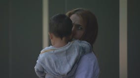 Johnson visits migrants in Chicago