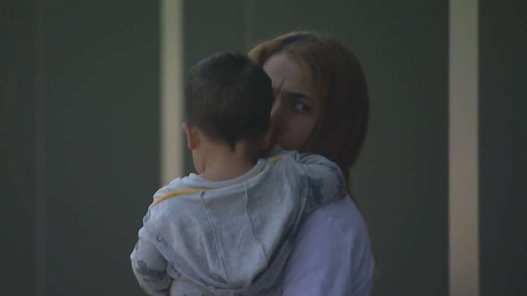 Johnson visits migrants in Chicago