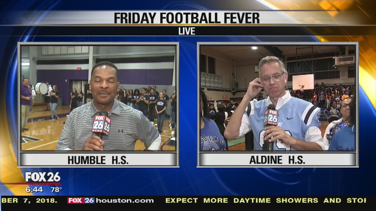 Humble HS Wildcats and Aldine HS Mustangs