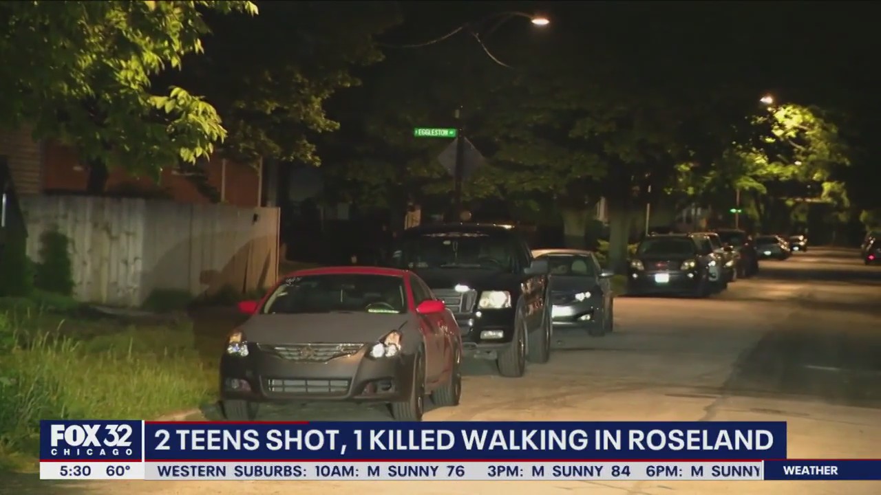 2 teens shot, 1 fatally, while walking in Roseland