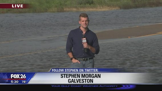 Floodwaters receding in Galveston after heavy rainfall