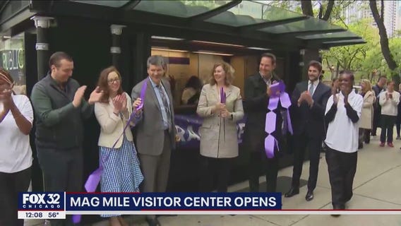 Mag Mile visitor center opens near the Chicago River