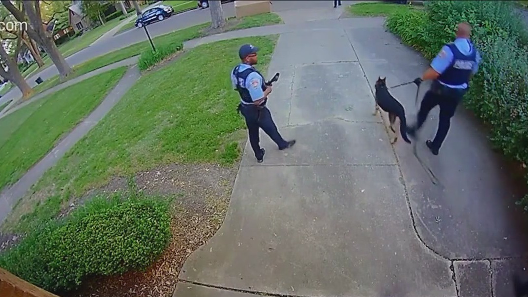 Video shows Joliet police searching for burglary suspects