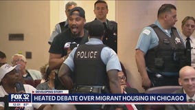 Tempers flare in City Council meeting about migrant housing in Chicago