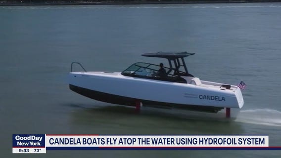 Flying above the waves via the Candela boat