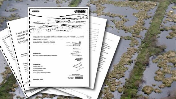 Toxic trouble with Dioxin dump near Galveston Bay