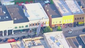 Fire erupts at Benjamin Paint store