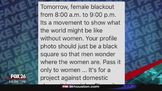 Was That Fake? - Facebook 'female blackout'