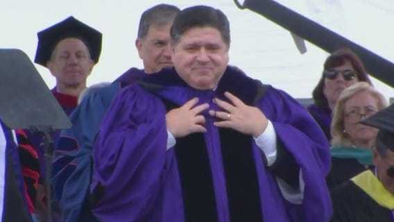Pritzker receives honorary degree from Northwestern during commencement address