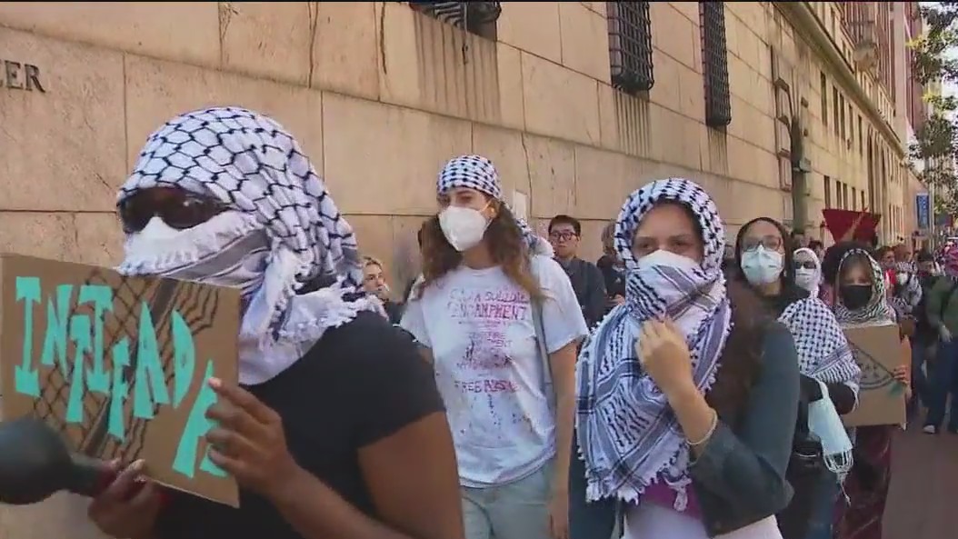 First day of classes protest at Columbia