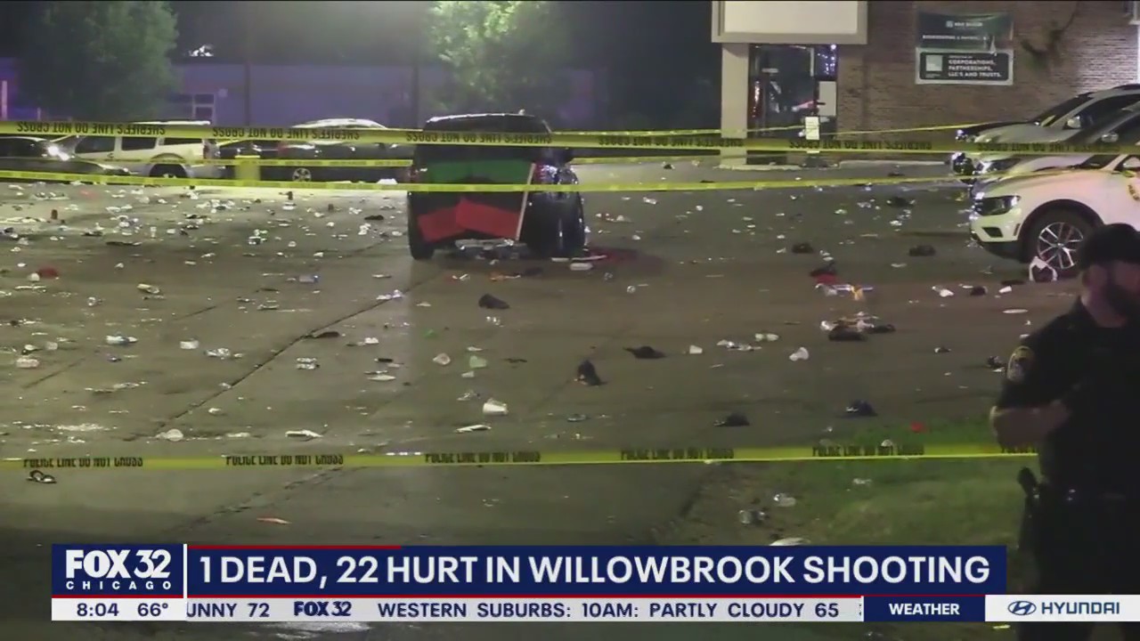 1 dead, 22 others shot at Juneteenth celebration near Willowbrook