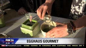 Matcha tea at EggHaus