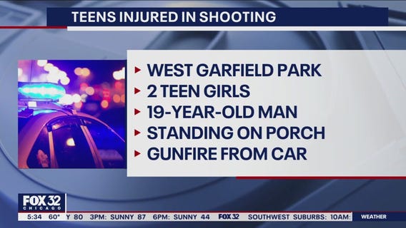 3 teens shot on East Garfield Park porch