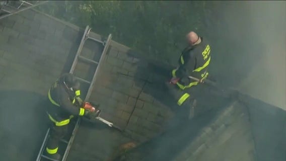 Fire erupts at Roseland home