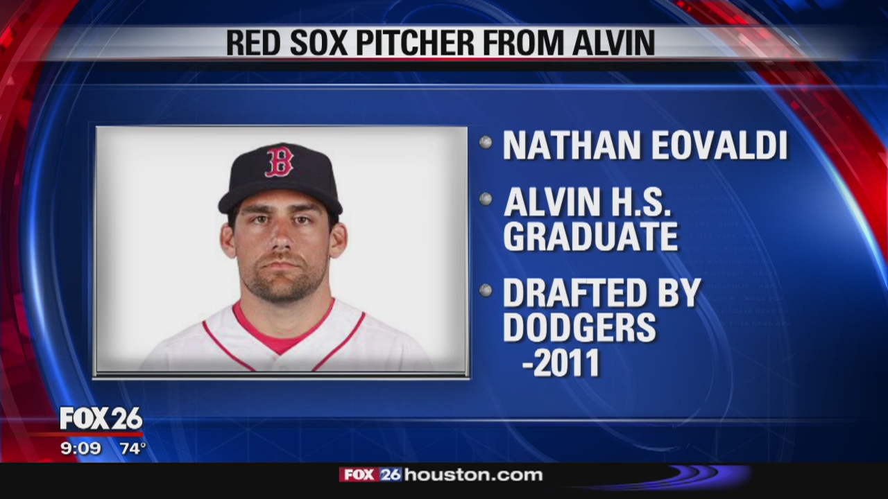 Boston Red Sox pitcher with roots in Alvin
