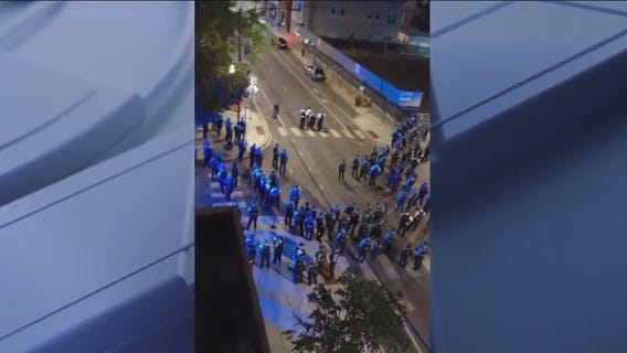 Video captures post-Pride disturbance in Lake View that led to group jumping on vehicles, throwing bottles