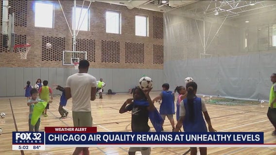 Chicago air quality remains at unhealthy levels; camps moved indoors