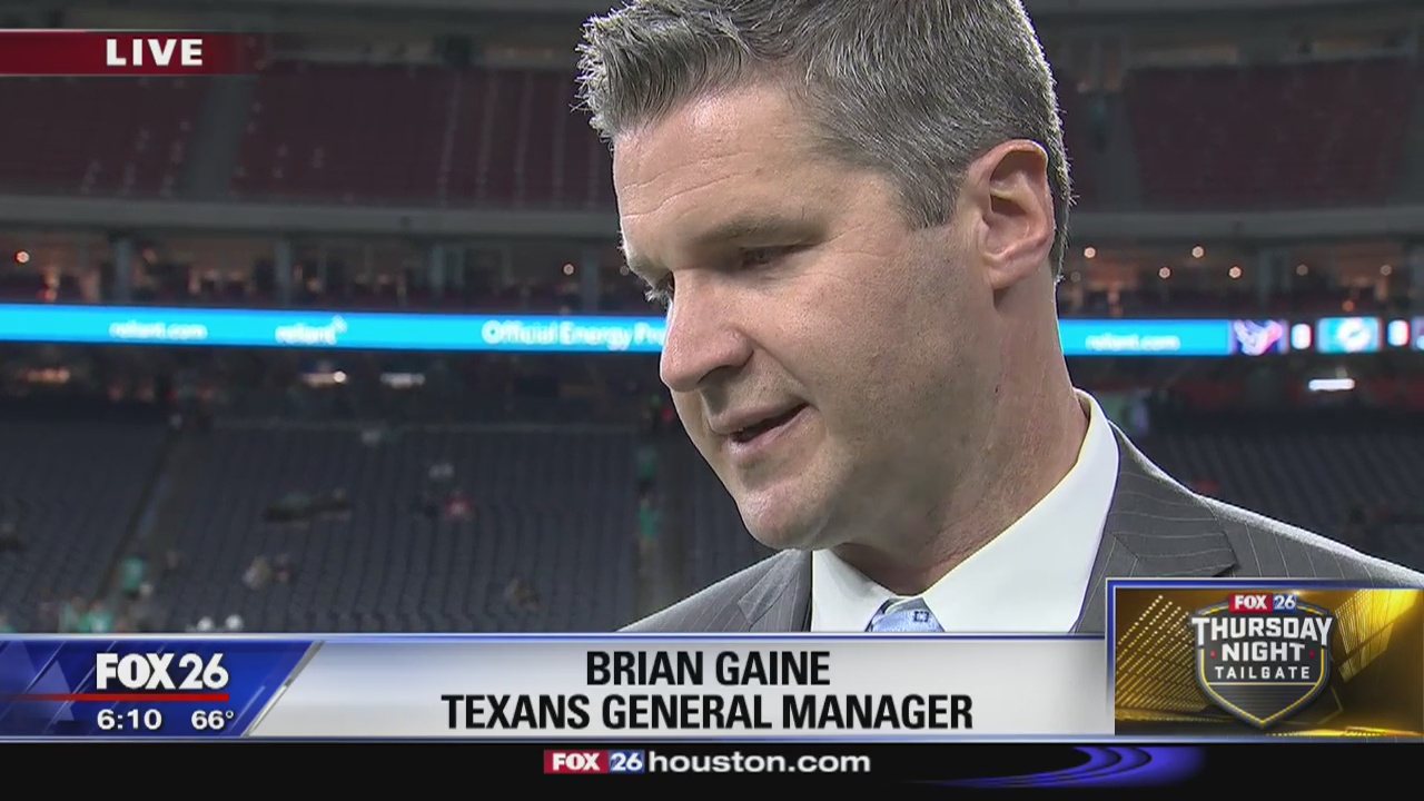 Brian Gaine previews Texans-Dolphins game