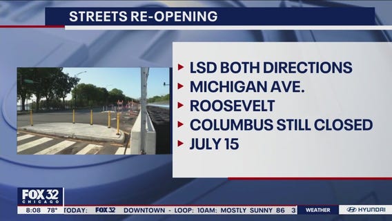 Chicago streets to reopen following NASCAR closures