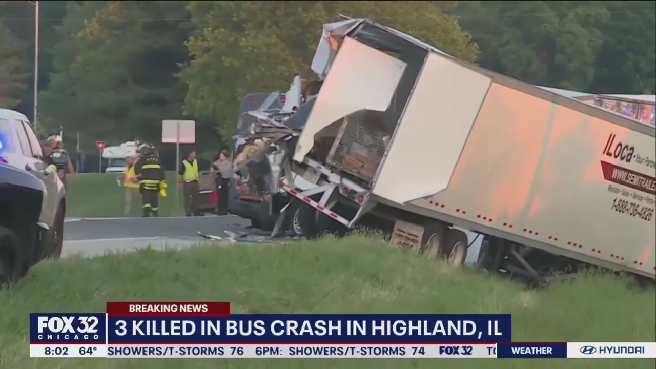 3 dead and 14 injured in Illinois crash involving Greyhound bus | FOX ...