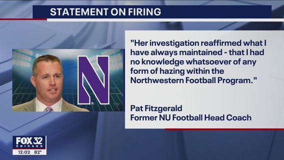 Pat Fitzgerald issues statement after firing over Northwestern hazing scandal