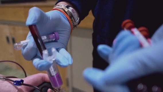 Blood Drive underway at Gallagher Way in Wrigleyville