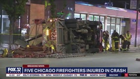 5 Chicago firefighters injured in Chatham crash