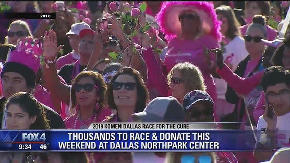 Komen Dallas Race for the Cure happening Saturday at Northpark Center