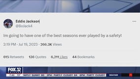 Bears star Eddie Jackson makes bold claim about upcoming season