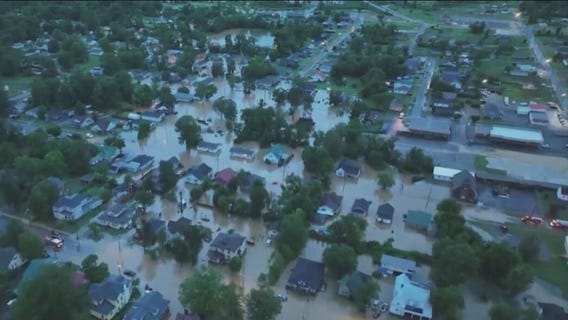 Waves of storms cause flooding in Kentucky