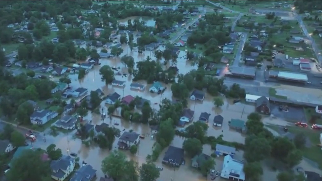 Waves of storms cause flooding in Kentucky