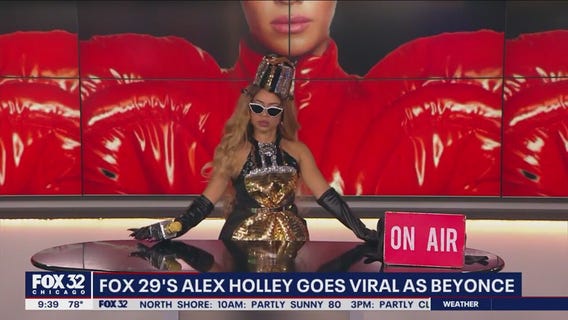 Philadelphia news anchor Alex Holley goes viral as Beyonc?