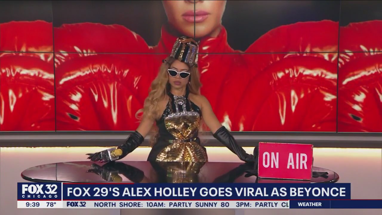 Philadelphia news anchor Alex Holley goes viral as Beyonc?