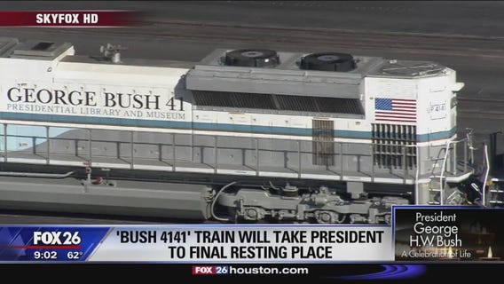 UP 4141 train will take president to final resting place
