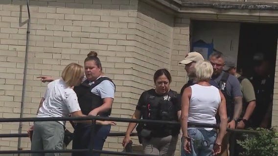 Woman removed from Chicago church after confronting workers for removing stained glass windows