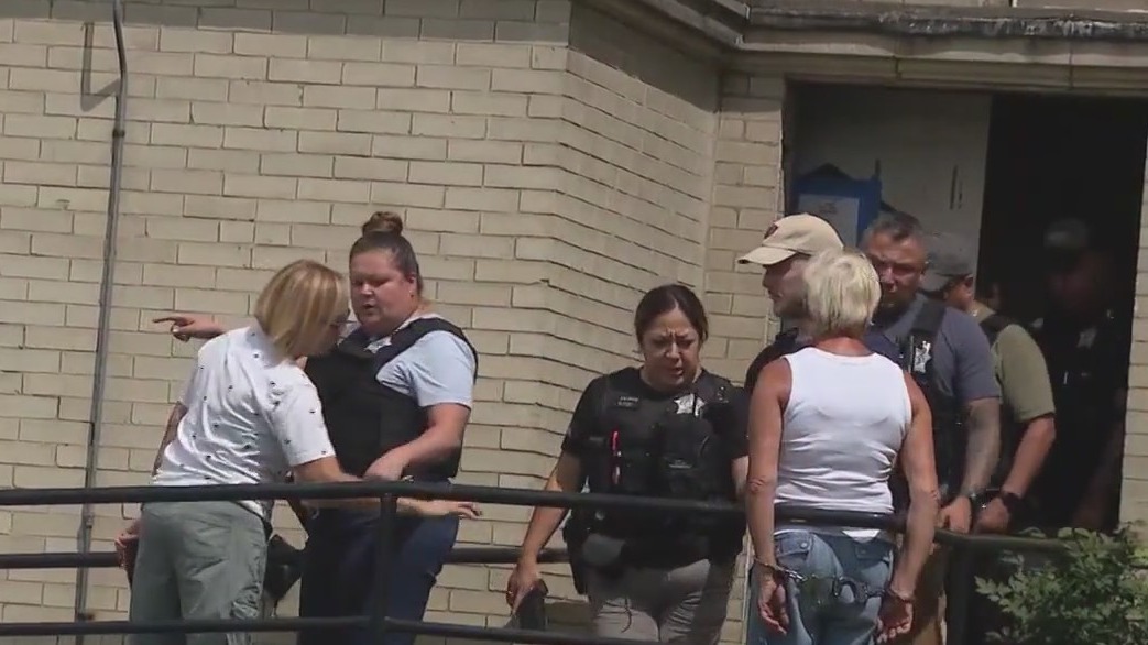 Woman removed from Chicago church after confronting workers for removing stained glass windows