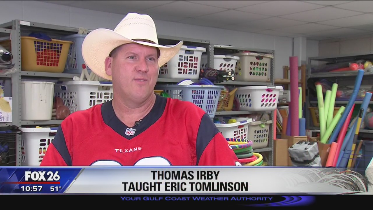 Texans fan taught Jets player at Klein ISD